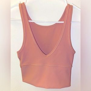 Reversible Lululemon power pivot ribbed tank top